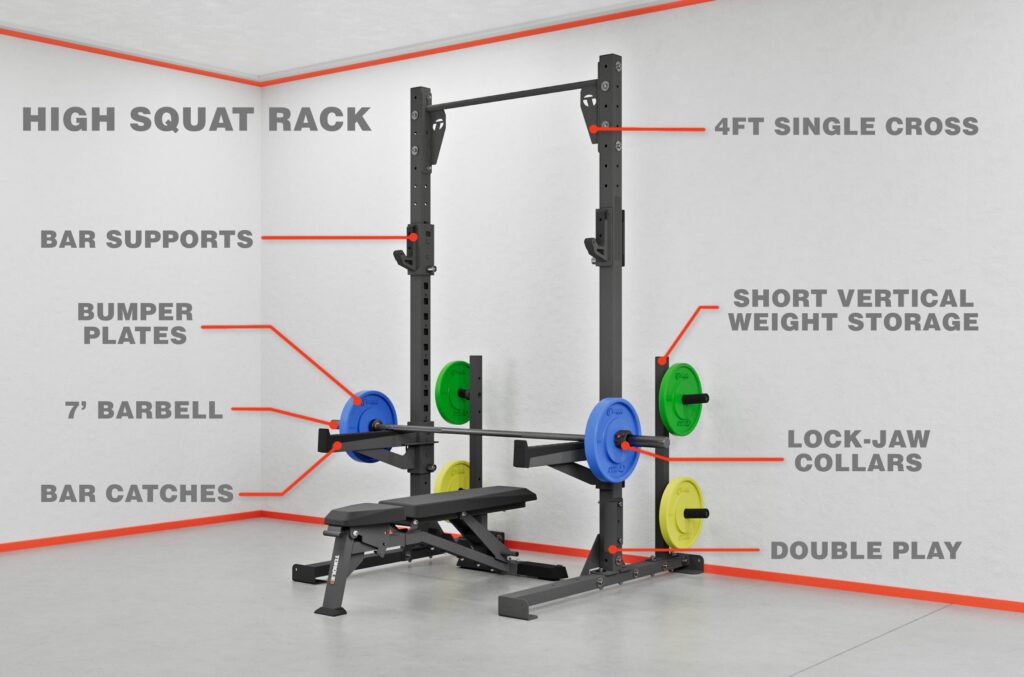 High Squat Rack - Ultimate Training Package | MT3 Fitness
